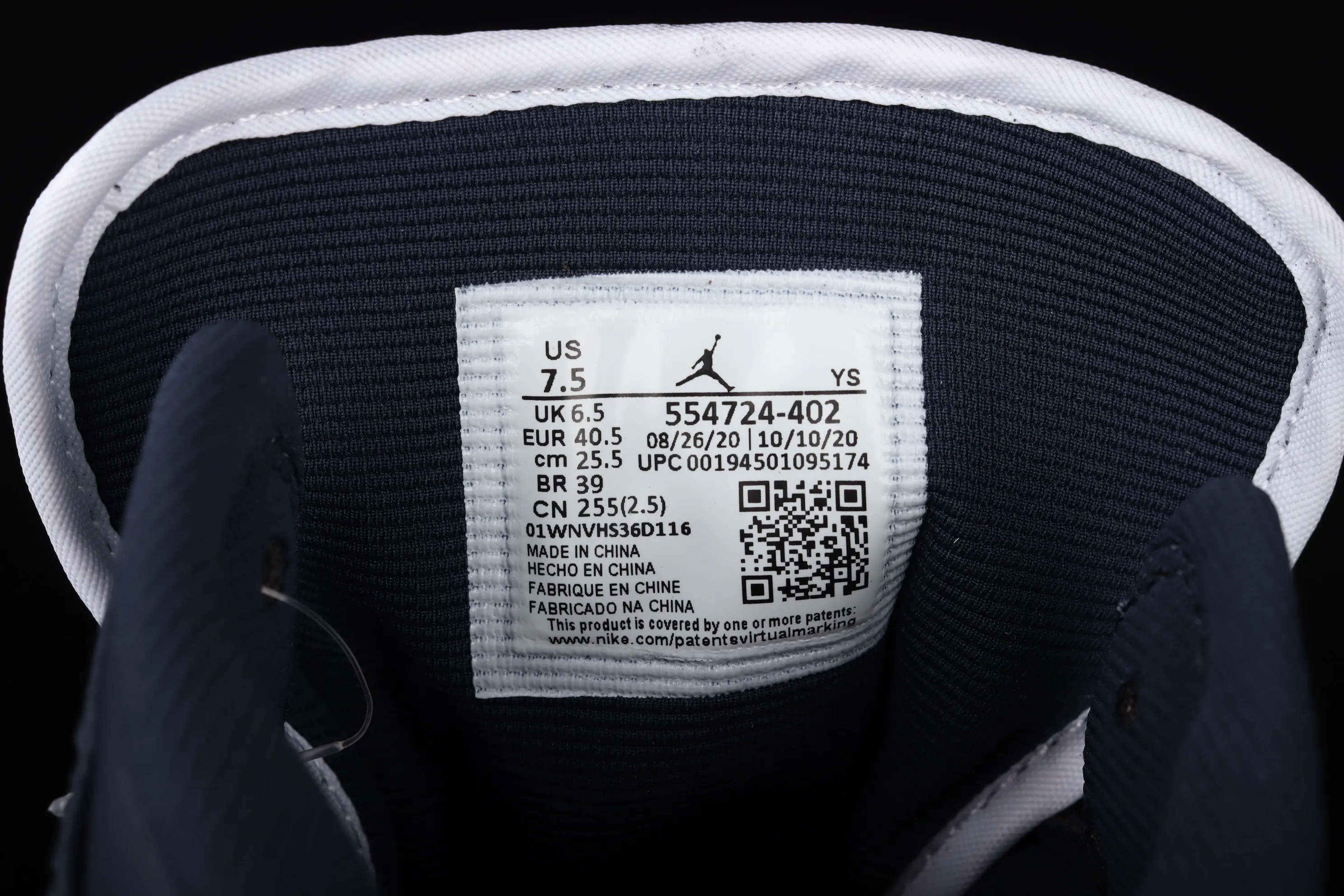 All categories Air Jordan Jordan series basketball shoes Air Jordan 1 Mid Air Jordan 1 Mid SE AJ1 Joe 1 dark blue China basketball shoes 554724-402
